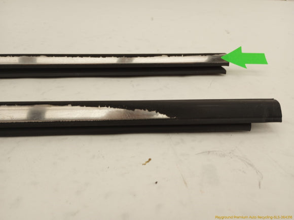 Acura RSX Pair Of Front Door Window Sweep Trim