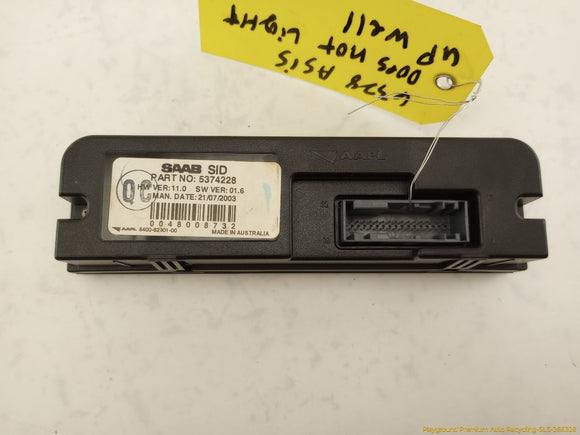 Saab 9-5 **AS IS** Information Display Control Unit