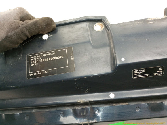 Saab 9-5 Driver Left Front Fender Panel