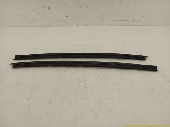Saab 9-5 Pair Of Front Outer Door Window Belt Moldings