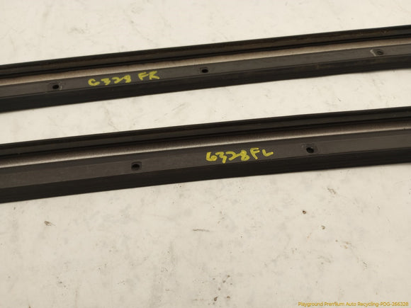 Saab 9-5 Pair Of Front Outer Door Window Belt Moldings