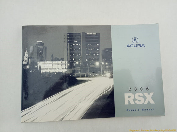 Acura RSX Owner's Manual Set