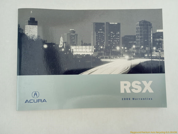 Acura RSX Owner's Manual Set