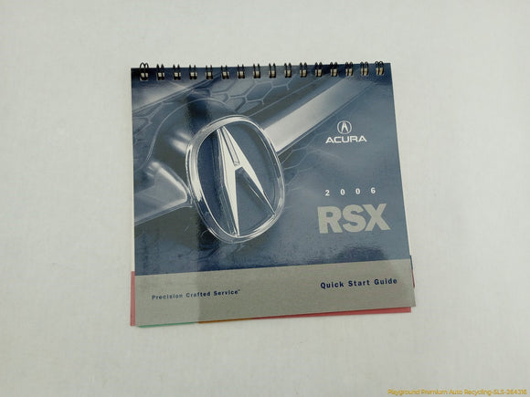Acura RSX Owner's Manual Set