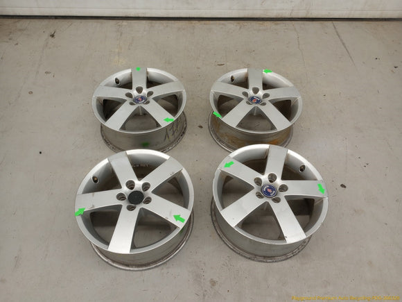 Saab 9-5 Set Of 4 Alloy Wheels 5 Spoke
