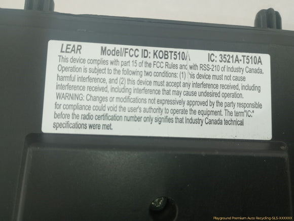 Range Rover Front Right Cabin Fuse Box