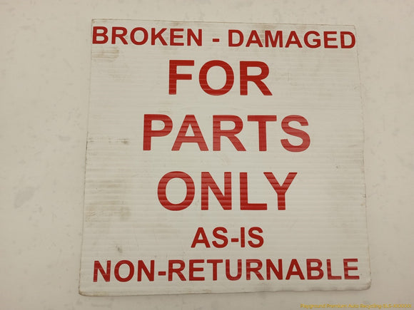 Lexus SC430 **AS IS** Driver Left Front Door Trim