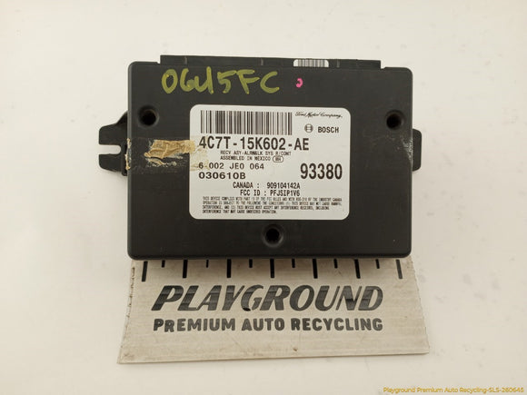 Ford Excursion Anti Theft Keyless Entry Control Module