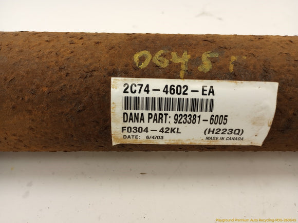 Ford Excursion Rear Drive Shaft