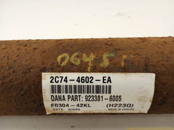 Ford Excursion Rear Drive Shaft