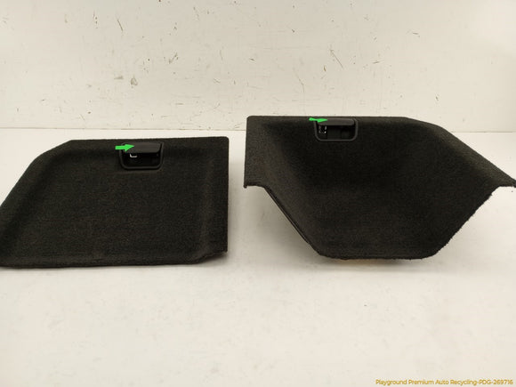 Land Rover Range Rover Pair Of Rear Trunk Side Carpet Cover Trim