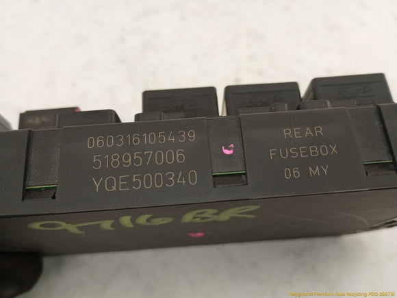 Land Rover Range Rover Rear Right Cabin Fuse Box