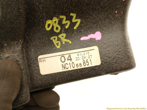 Mazda Miata Passenger Right Trunk Side Trim Carpet