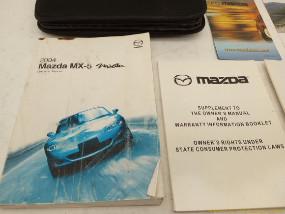 Mazda Miata Owner's Manual Set