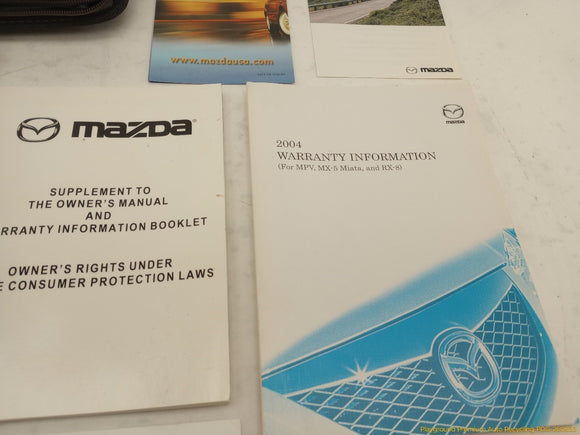 Mazda Miata Owner's Manual Set