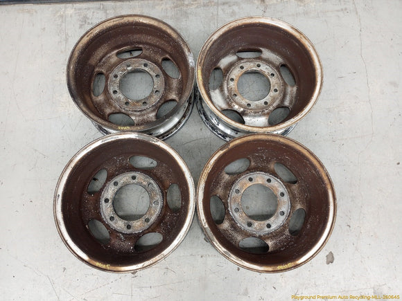 Ford Excursion Set Of 4 Aluminum Wheels 5 Oval Holes