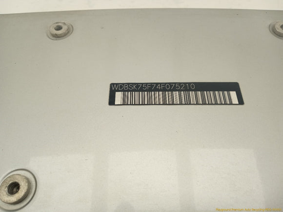 Mercedes SL500 Trunk Lid License Plate Holder