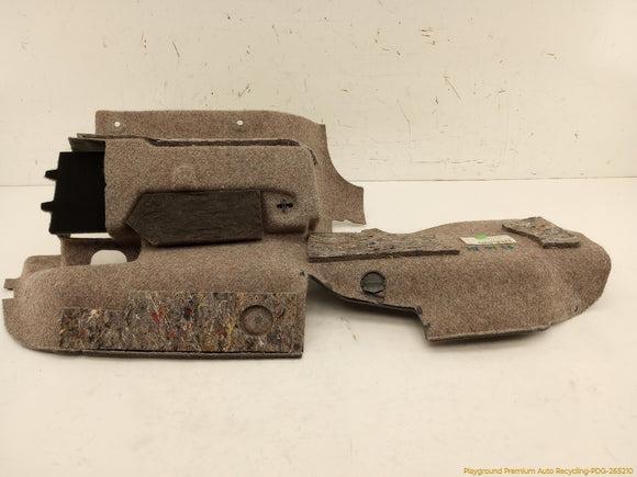 Mercedes SL500 Driver Left Trunk Side Trim Carpet