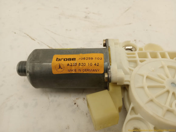 Mercedes SL500 Passenger Right Front Power Window Motor