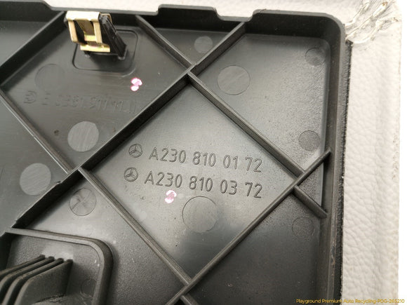 Mercedes SL500 Rear Left Storage Box Compartment Cover