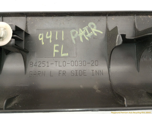 Acura TSX Pair Of Front Interior Door Sill Trim