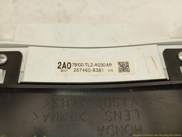 Acura TSX Instrument Cluster Speedometer