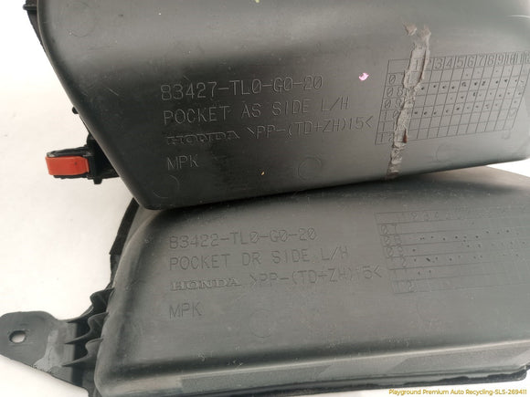Acura TSX Pair Of Center Console Storage Pockets
