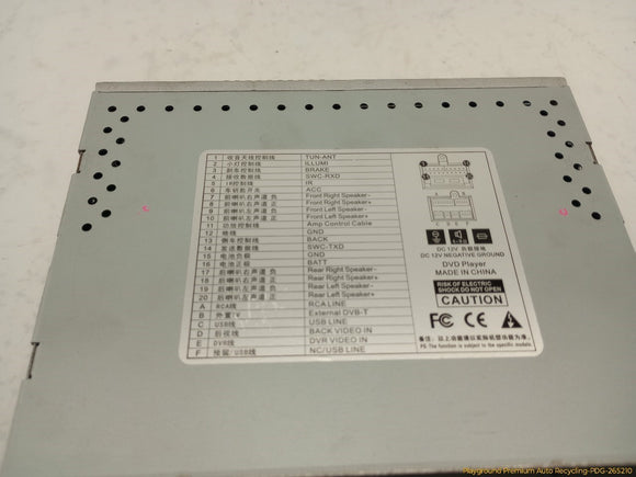 Mercedes SL500 Radio Stereo Head Unit