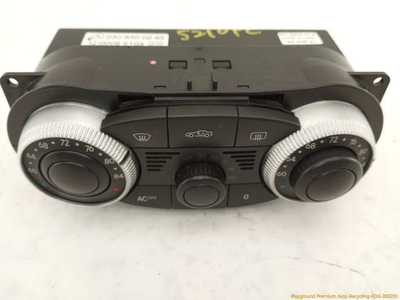 Mercedes SL500 Climate Control Panel