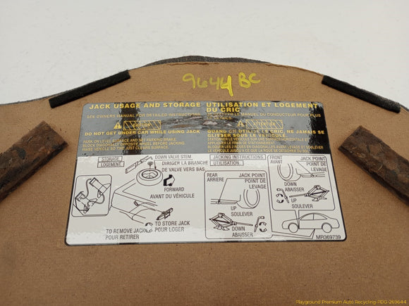 Mitsubishi Eclipse Trunk Spare Tire Floor Cover