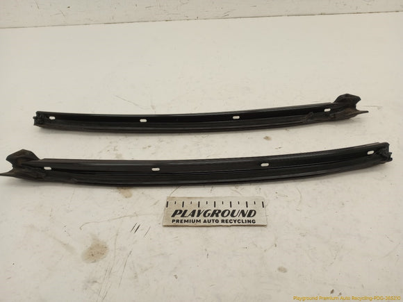 Mercedes SL500 Pair Of Front Door Window Belt Molding Strips
