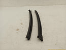 Mercedes SL500 Pair Of Front Door Window Belt Molding Strips-5