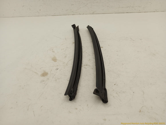 Mercedes SL500 Pair Of Front Door Window Belt Molding Strips