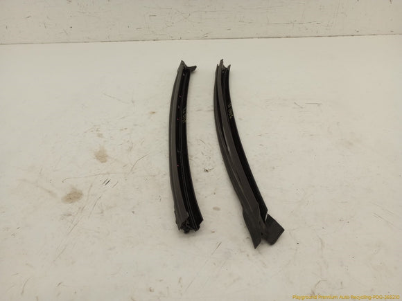Mercedes SL500 Pair Of Front Door Window Belt Molding Strips