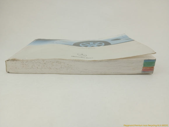 Mercedes SL500 Owner's Manual