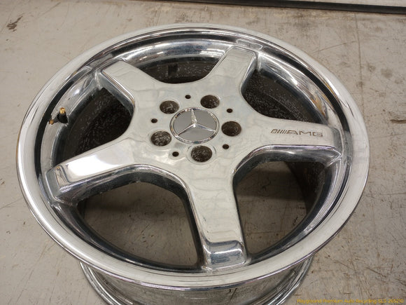 Mercedes SL500 Set Of 4 Staggered Alloy Wheels 5 Spoke