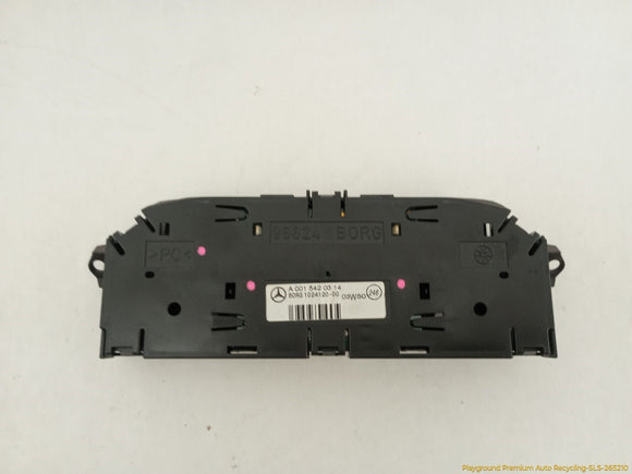 Mercedes SL500 Parktronic Display Clock Control Module