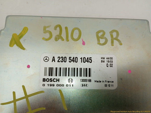 Mercedes SL500 Battery Stabilization Control Module