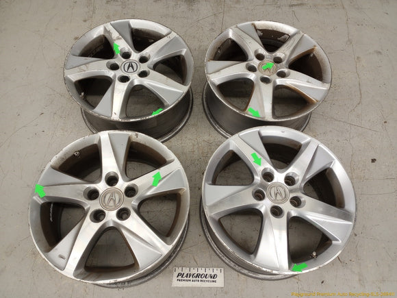Acura TSX Set Of 4 Alloy Wheels 5 Spoke