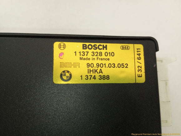 BMW 735i Climate Control Module