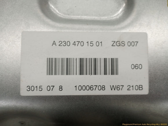 Mercedes SL500 Fuel Gas Tank