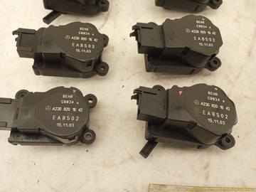 Mercedes SL500 Set Of Heater Vent Flap Actuators - 0