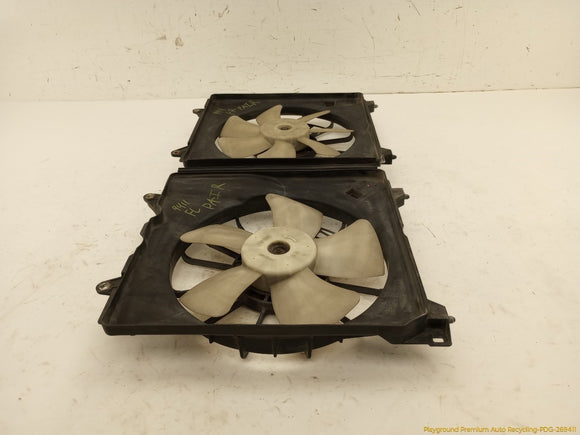 Acura TSX Pair Of Radiator & Condenser Cooling Fans