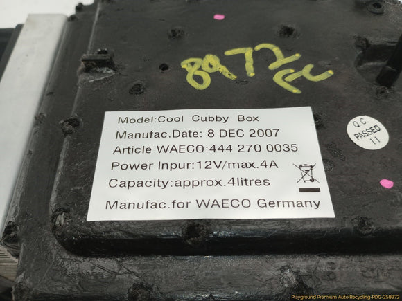 Land Rover Range Rover Sport Center Console Cooler Box Assembly