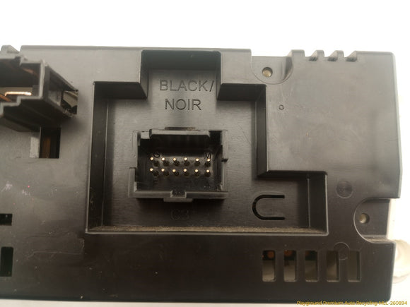 Hummer H3 Climate Control Panel