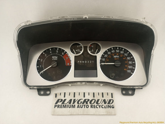 Hummer H3 Instrument Cluster Speedometer