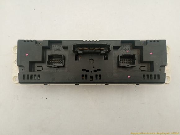 Hummer H3 Climate Control Panel