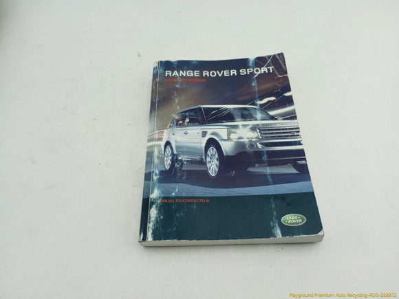 Land Rover Range Rover Sport Owner's Manual