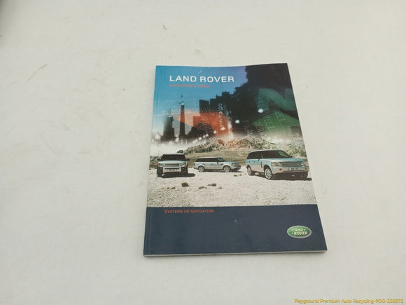 Land Rover Range Rover Sport Owner's Manual