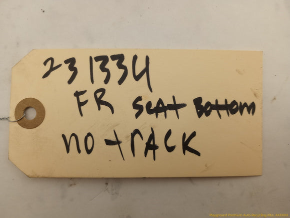 Saab 9-5 Passenger Right Front Seat Lower Cushion
